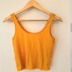 PacSun yellow crop top